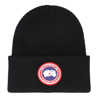 Wollen Toque Hoed Arctic Stijl Canada Goose , Black , Heren