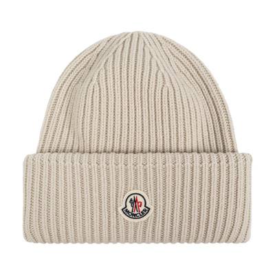 Wollen muts Moncler , Beige , Heren