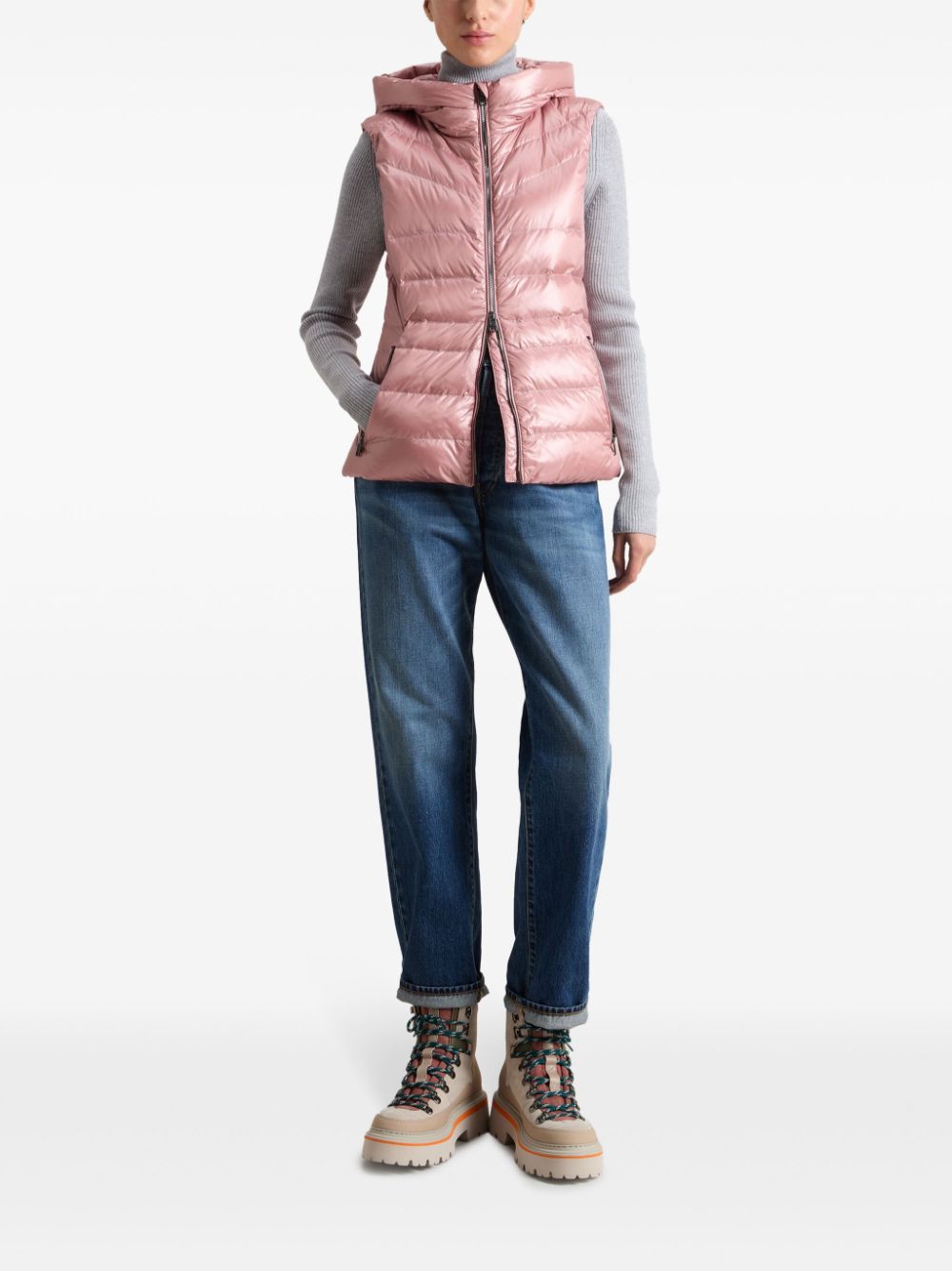 Woolrich Aliquippa gilet - Roze