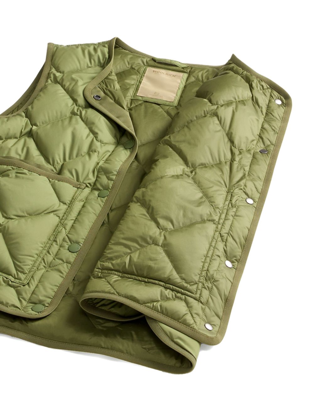 Woolrich Heritage gilet - Groen