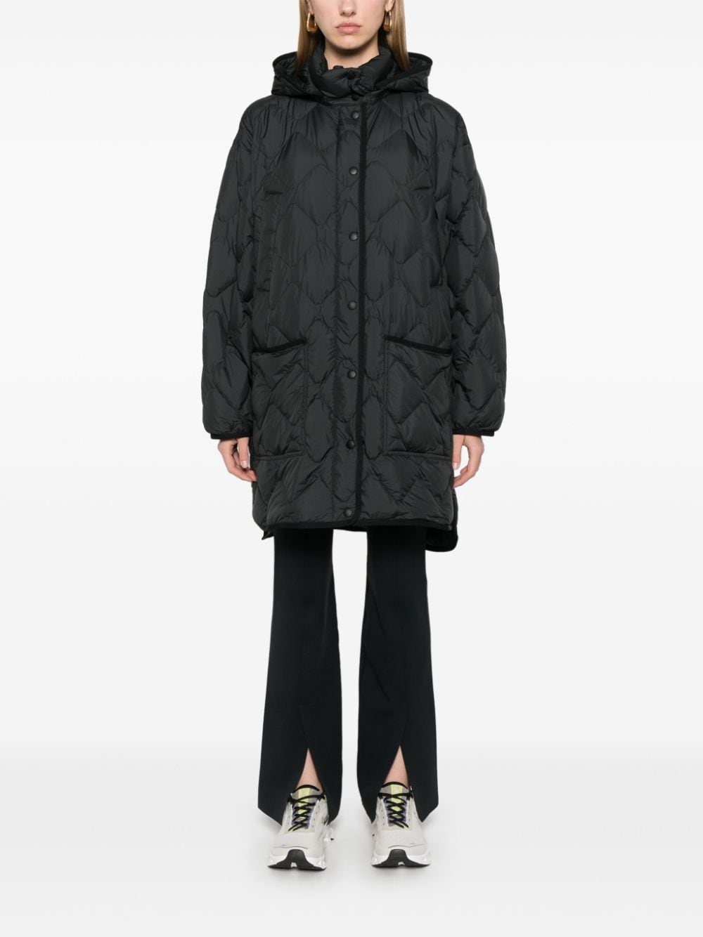 Woolrich Jas met cape - Zwart