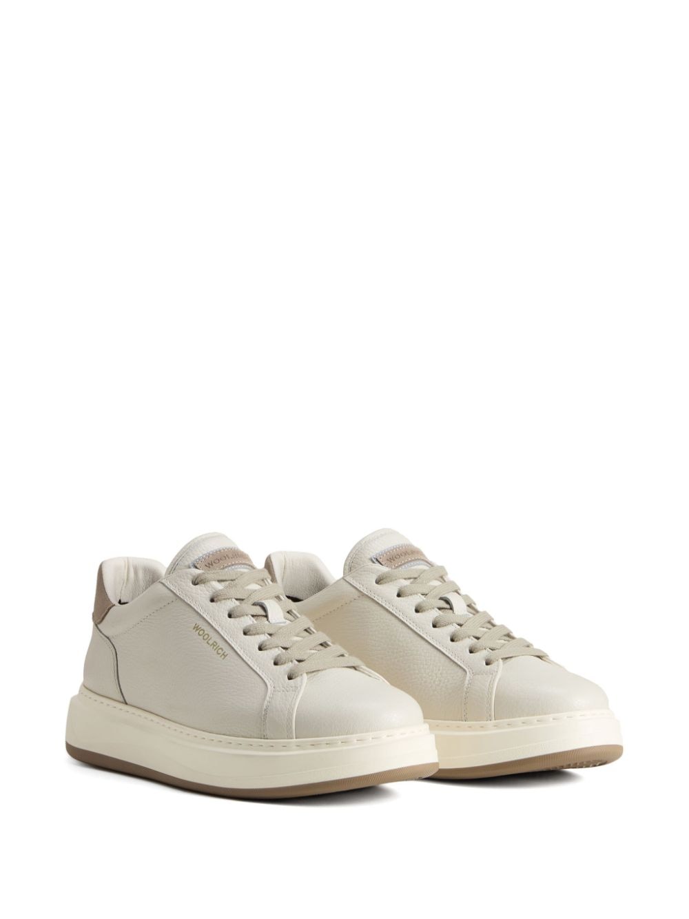 Woolrich Sneakers met ronde neus - Beige