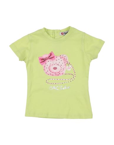 Yours By 02tandem Infant Girl T-shirt Light green Size 9 Cotton