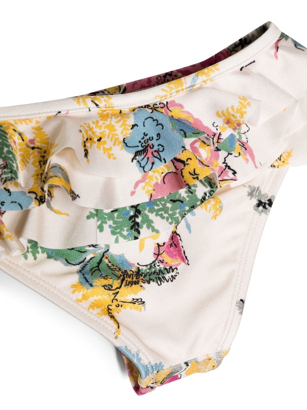 ZIMMERMANN Kids Bikinislip met ruche afwerking - Veelkleurig