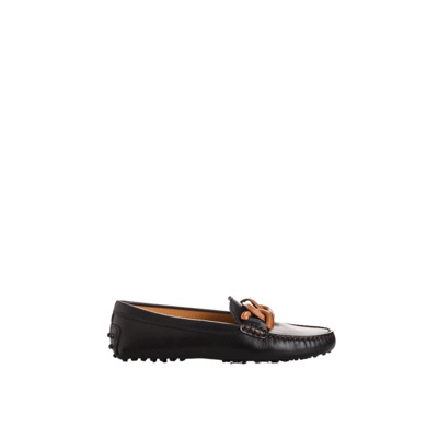 Zomerstijl Mocassins met Verfrissend Detail Tod's , Black , Dames