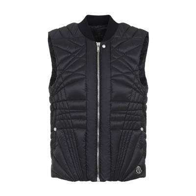 Zwarte Flight Vest Mu02D1A03 Moncler , Black , Dames