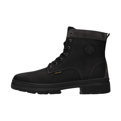 Zwarte Nubuck Veterschoenen Lexingter PME Legend , Black , Heren