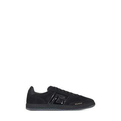 Zwarte Sneakers Luxe Stijl Aw24 Balmain , Black , Heren