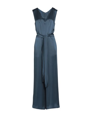 's Max Mara Woman Jumpsuit Navy blue Size 8 Acetate, Viscose