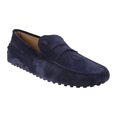 64C Nieuwe Rubberen Loafers, Stijlvol en Comfortabel Tod's , Blue , Heren