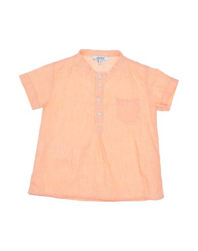 Aletta Infant Girl T-shirt Apricot Size 24 Linen, Cotton