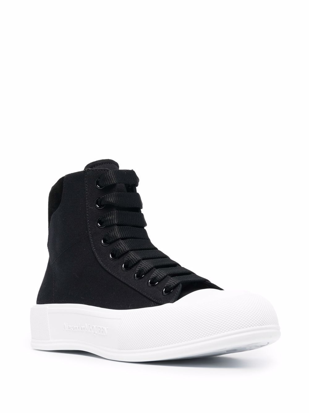 Alexander McQueen Sneakers met chunky zool - Zwart