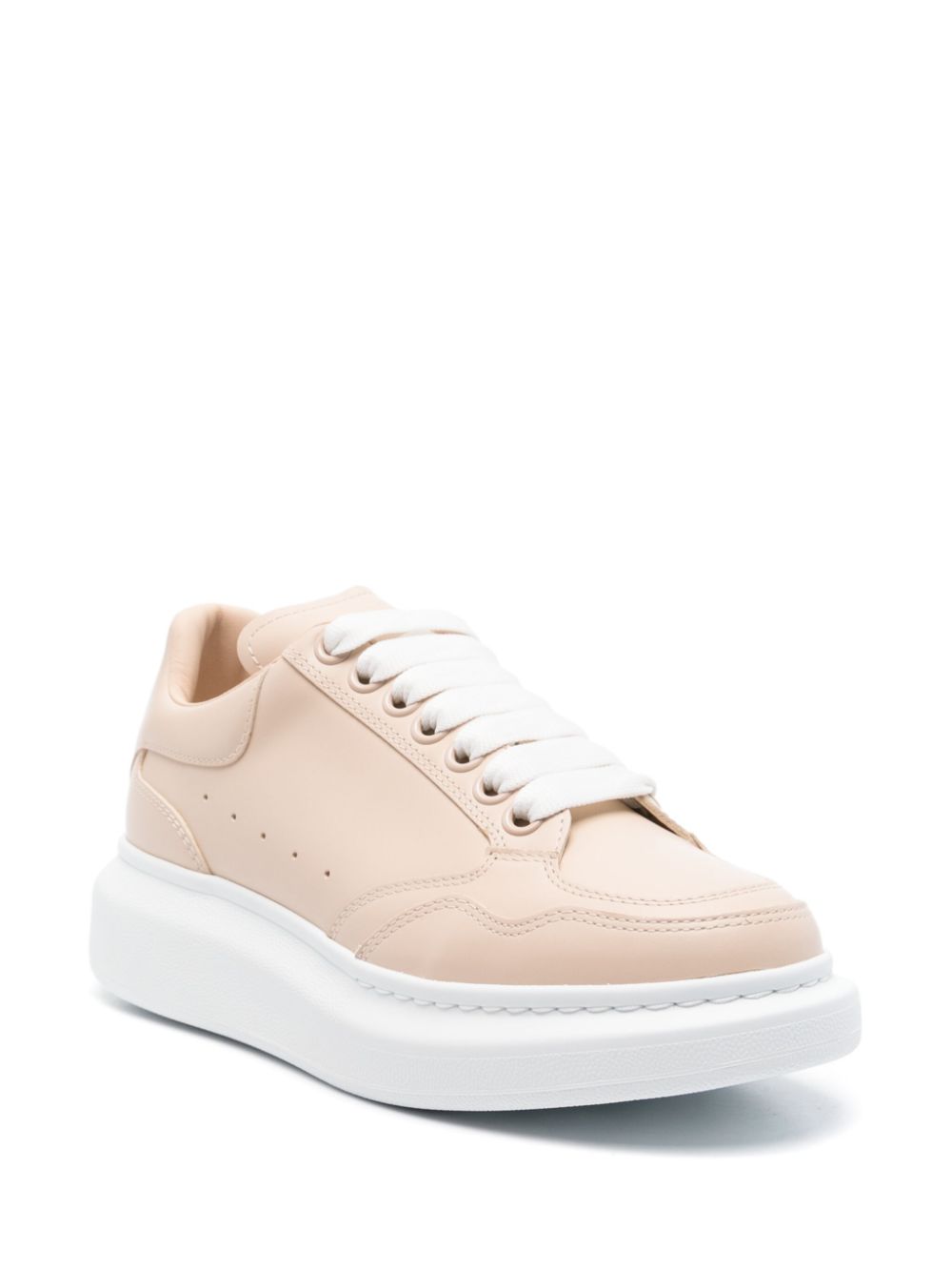 Alexander McQueen Sneakers met logoprint - Beige