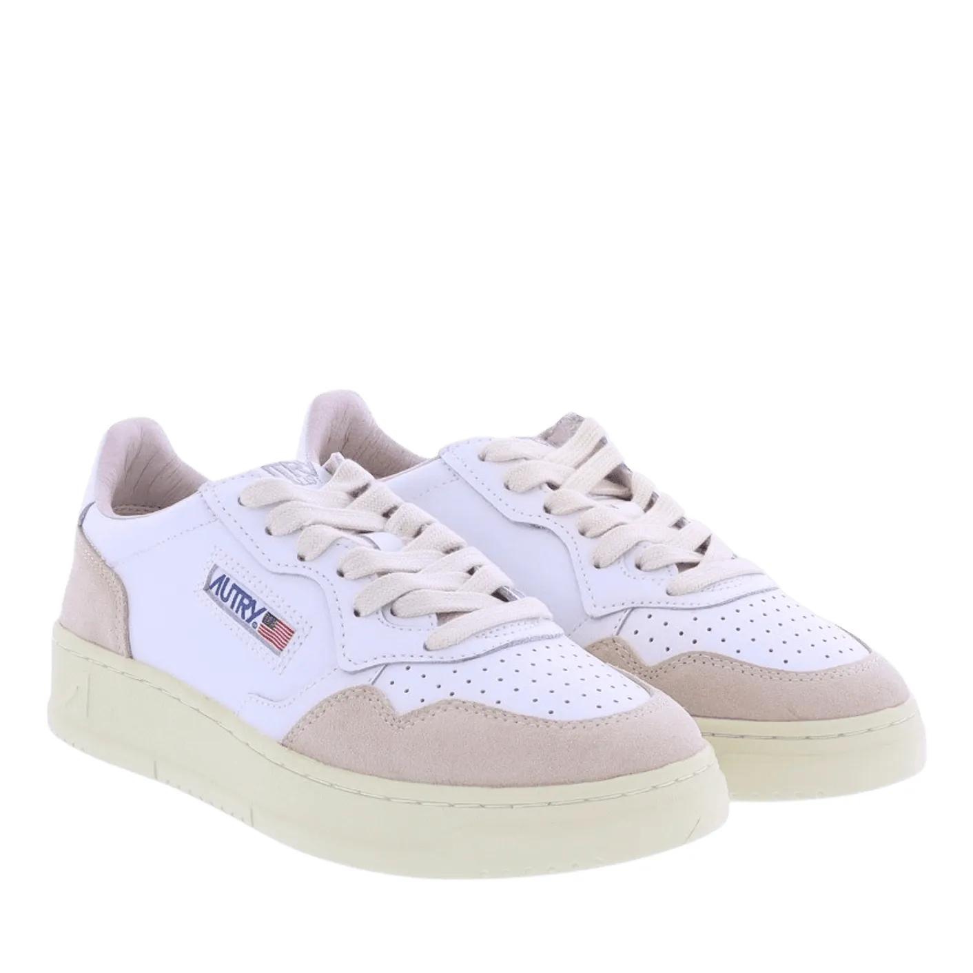 Autry International Sneakers - Dames Autry 01 Low leer/suede wit in wit