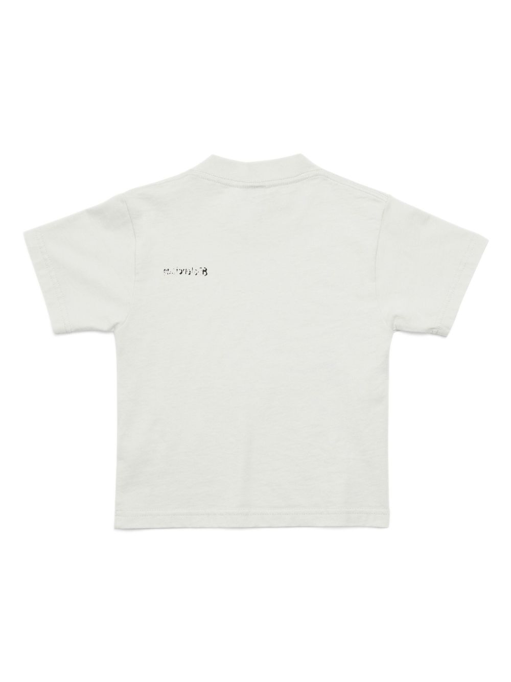 Balenciaga Kids T-shirt met logoprint - Beige