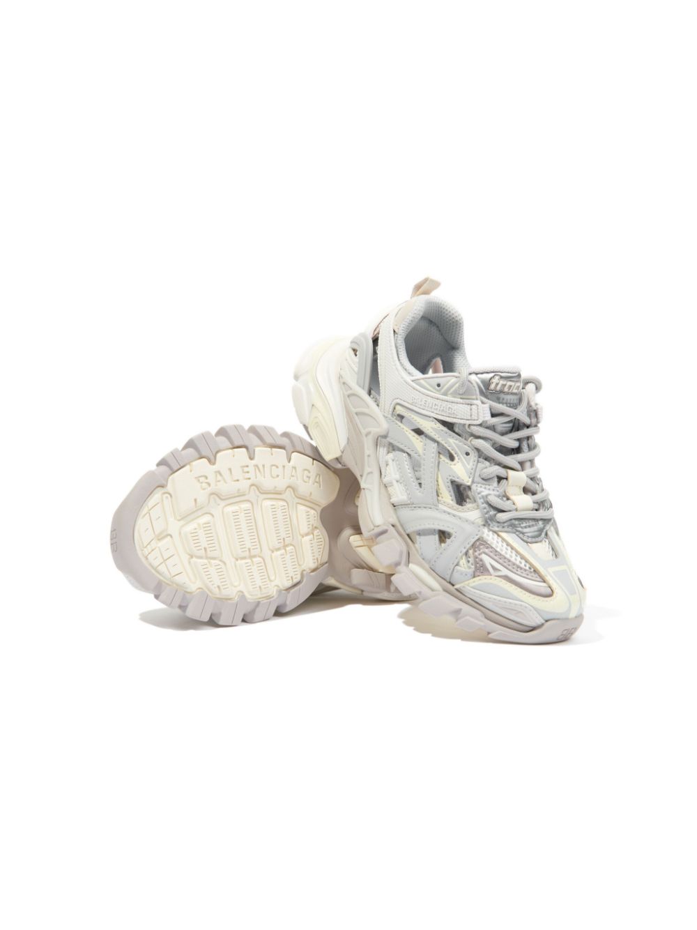 Balenciaga Kids Track 2 sneakers met vlakken - Grijs