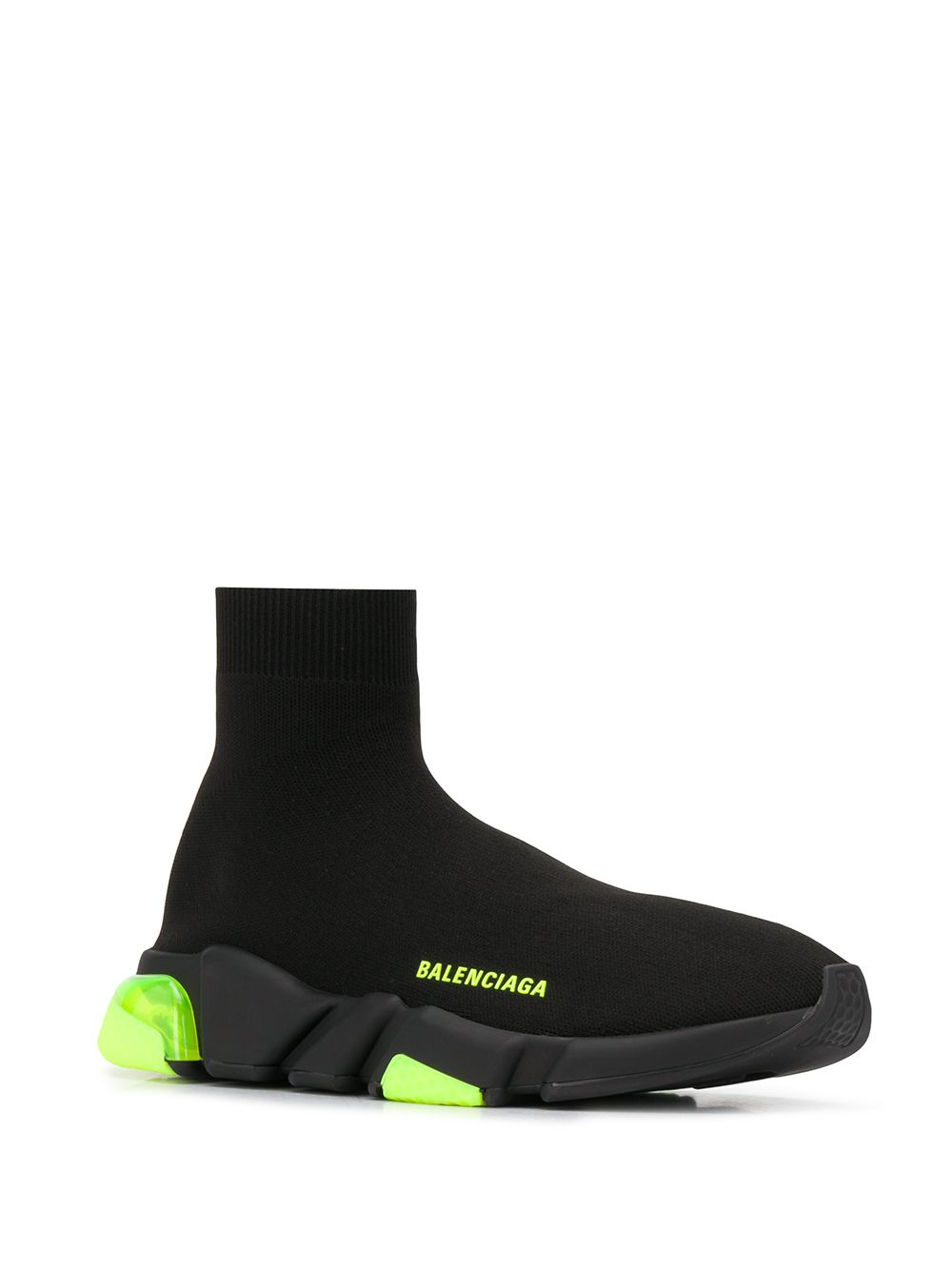 Balenciaga Speed sneakers met doorzichtige zool - Zwart