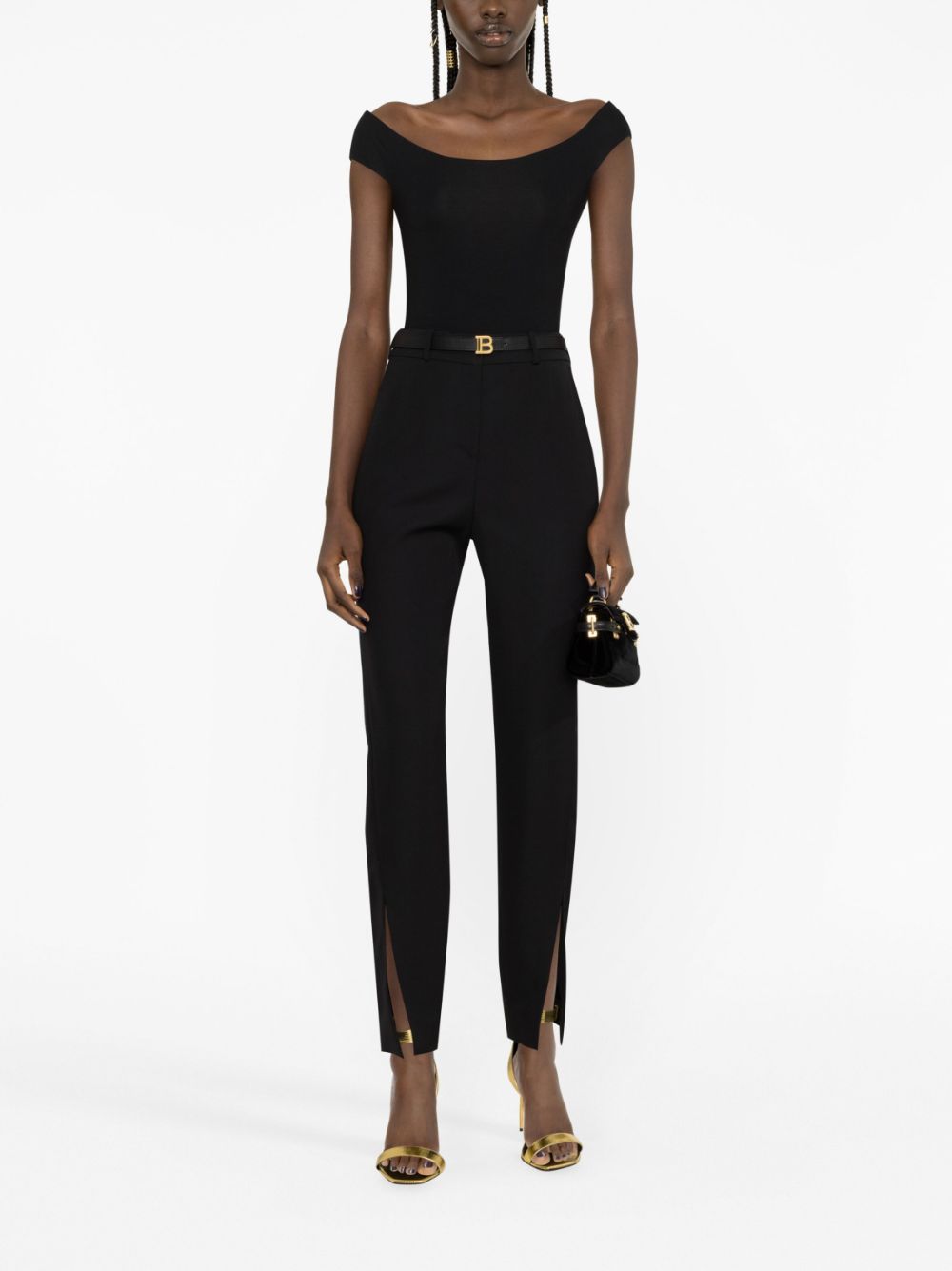 Balmain Cropped broek - Zwart