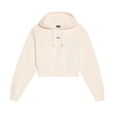 Beige Hoodie Gros Grain Jacquemus , Beige , Dames