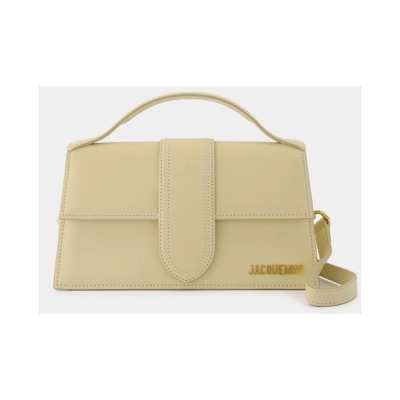 Beige Leren Bambino Tas Jacquemus , Beige , Dames