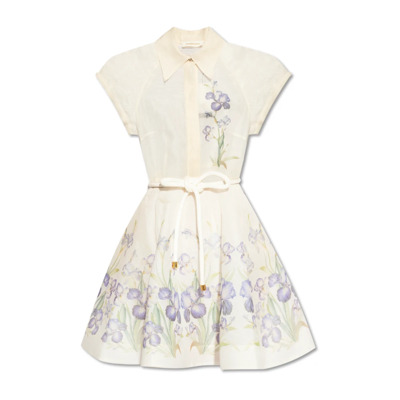 Bloemenjurk Zimmermann , Beige , Dames