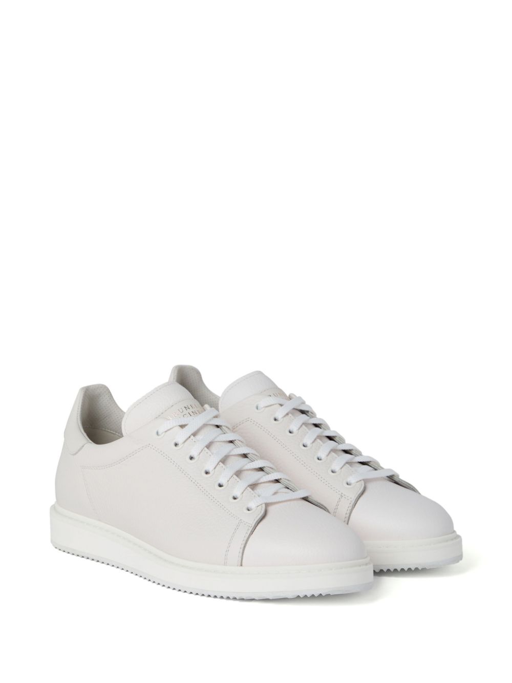 Brunello Cucinelli Sneakers met logoprint - Wit