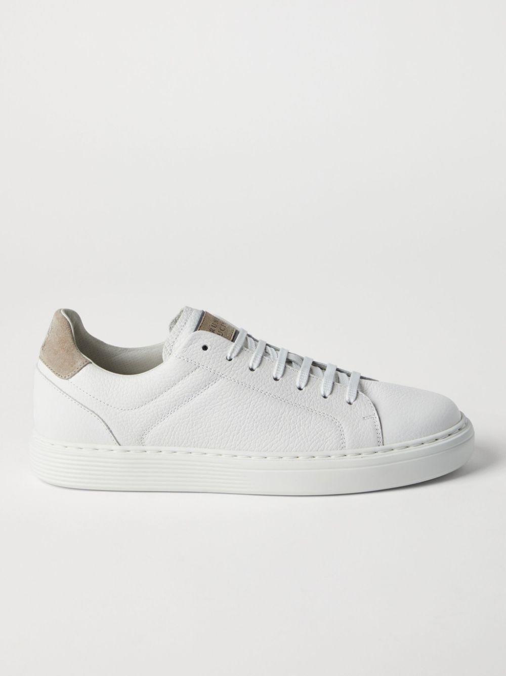 Brunello Cucinelli Sneakers met vlakken - Wit