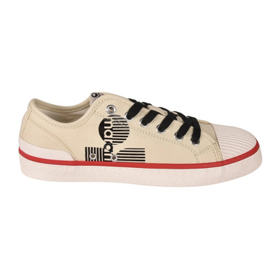 Canvas Sneakers met Logo Print Isabel Marant , Beige , Dames