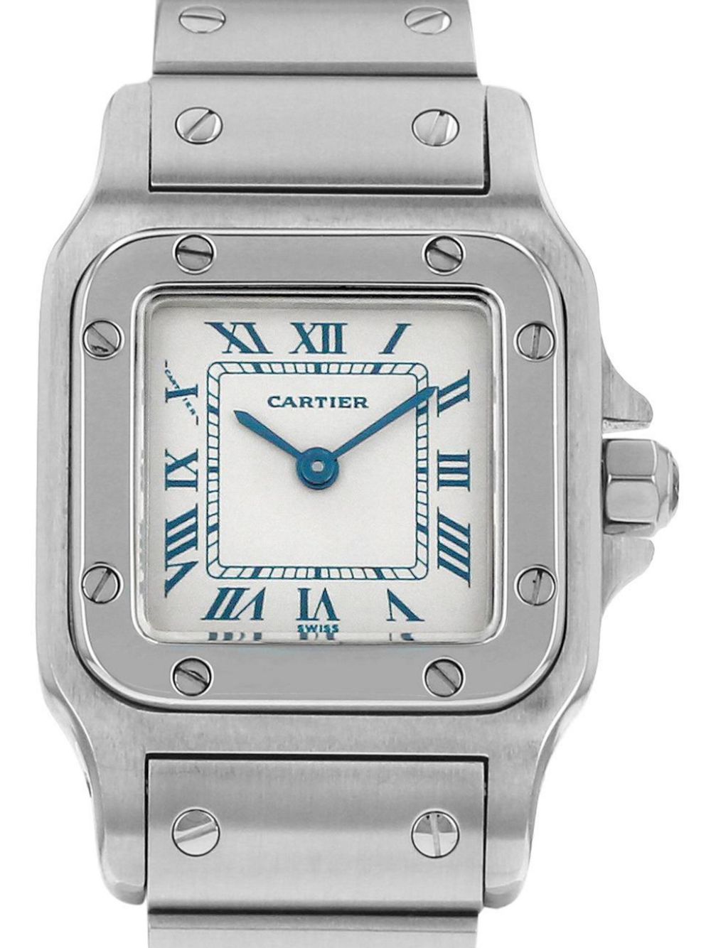 Cartier 1990 pre-owned Santos horloge - Beige