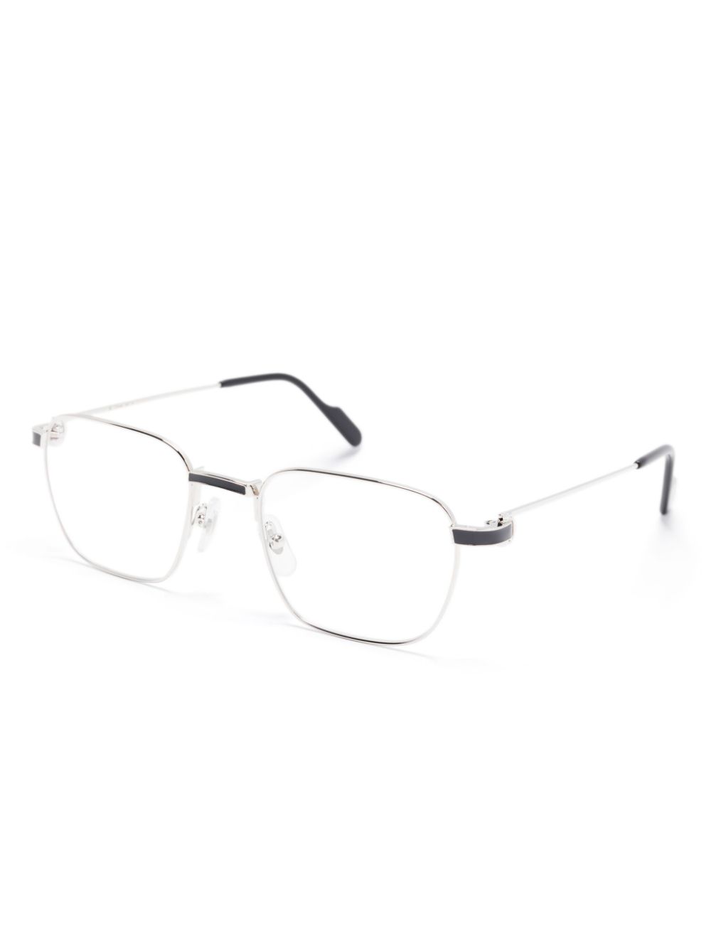 Cartier Eyewear Bril met vierkant montuur - Zilver