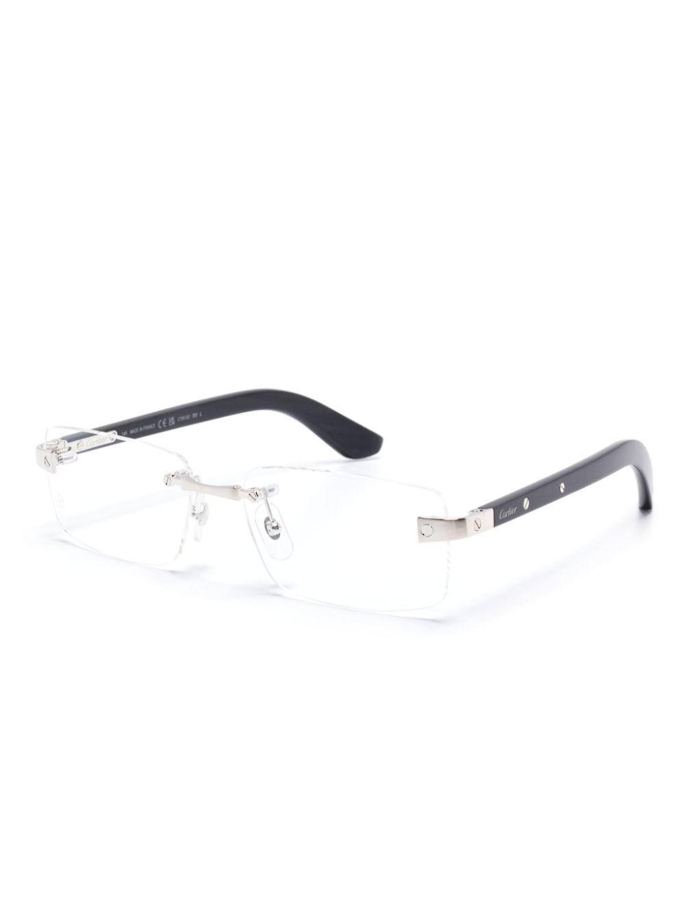 Cartier Eyewear Santos De Cartier bril - Zwart