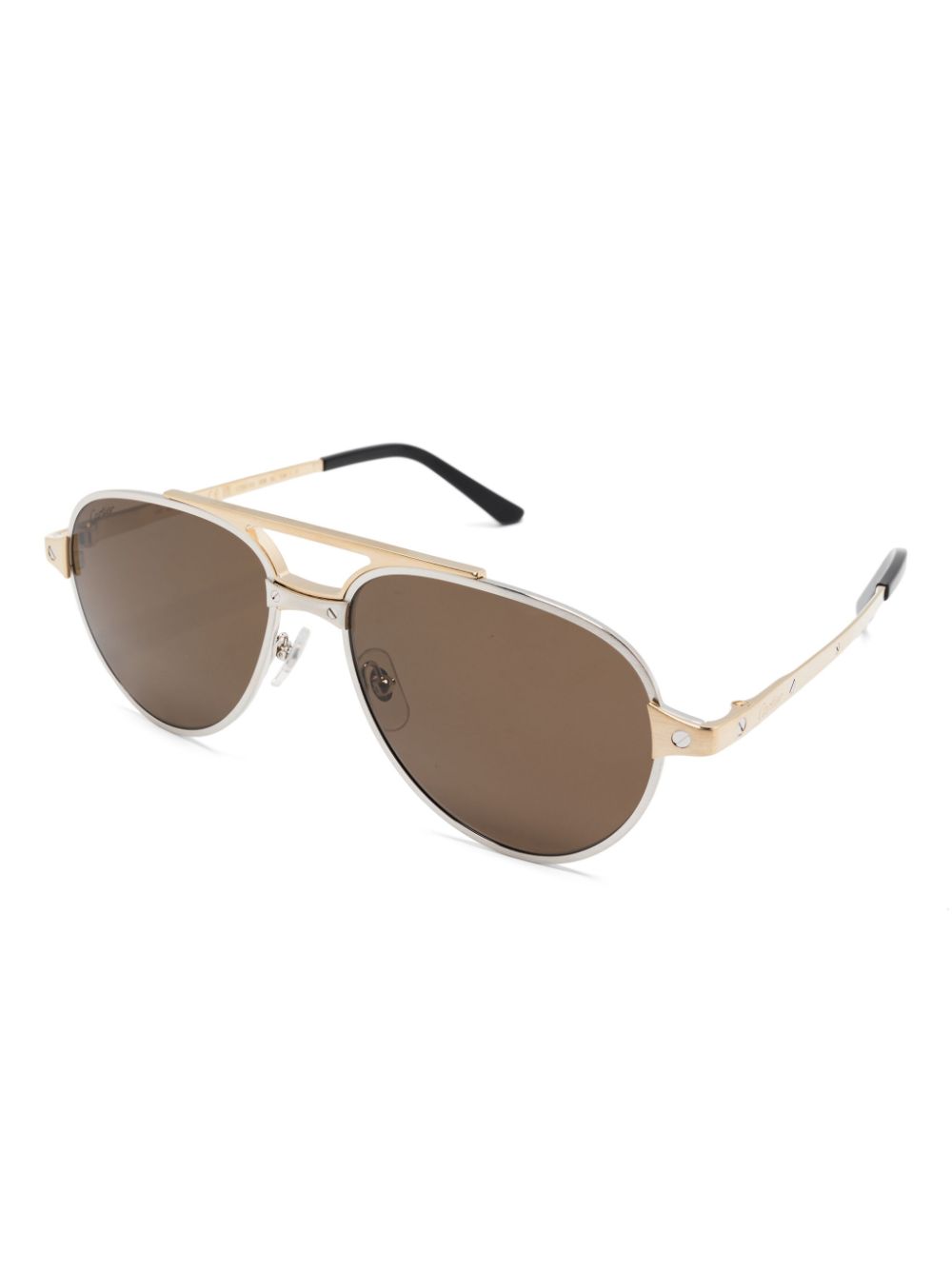 Cartier Eyewear Santos zonnebril - Goud