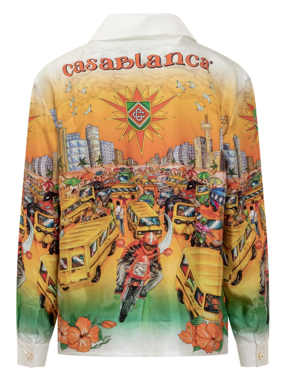 Casablanca Blouse met print - Oranje