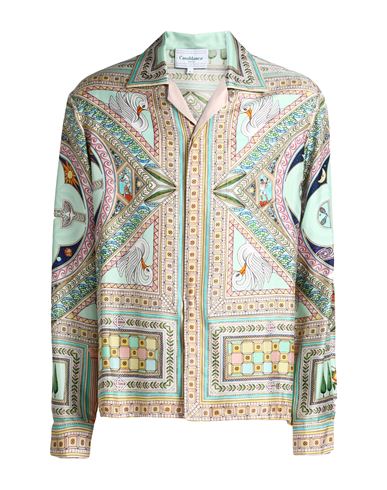 Casablanca Man Shirt Blush Size S Silk