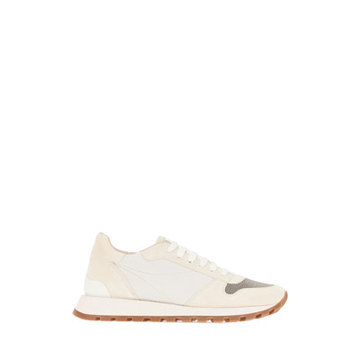 Casual Sneakers voor Dagelijks Gebruik Brunello Cucinelli , White , Dames