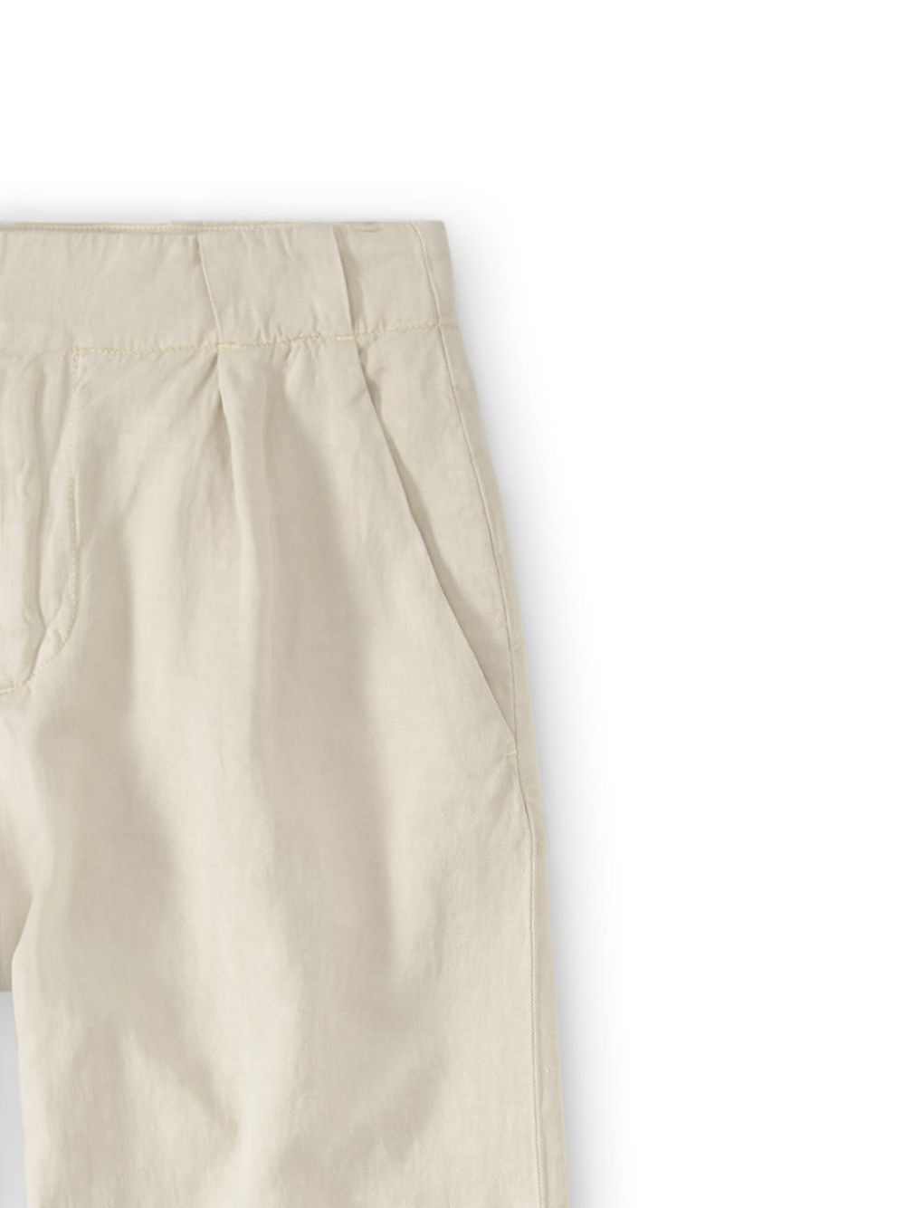 Closed Mawson broek met wijde pijpen - Beige