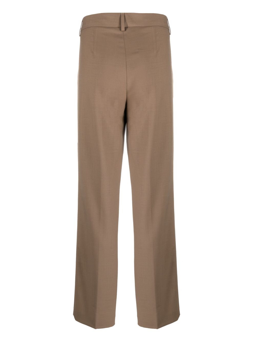 Closed Straight broek - Bruin