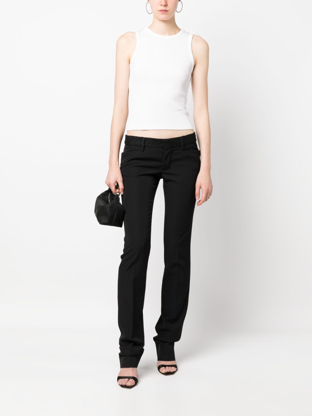 DSQUARED2 Broek van scheerwol - Zwart