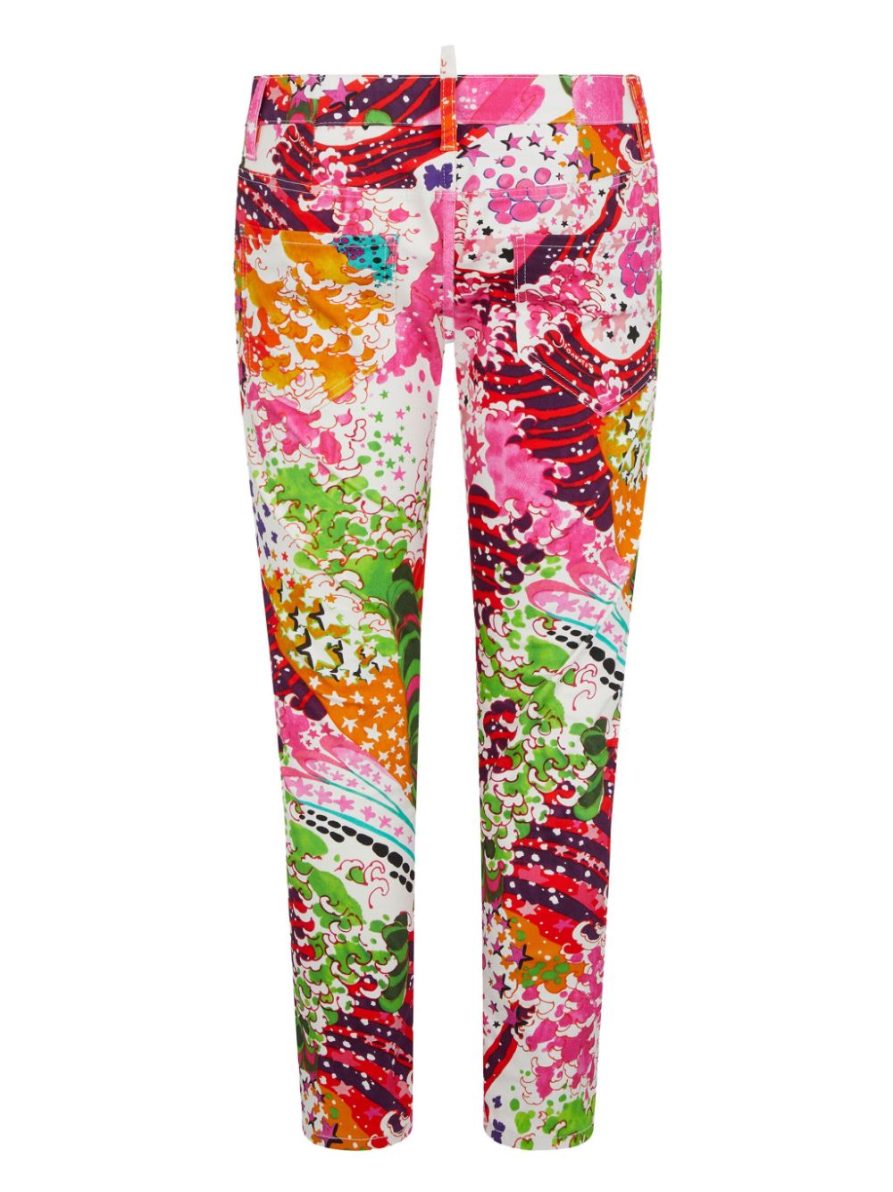 DSQUARED2 Jeans met grafische print - Roze