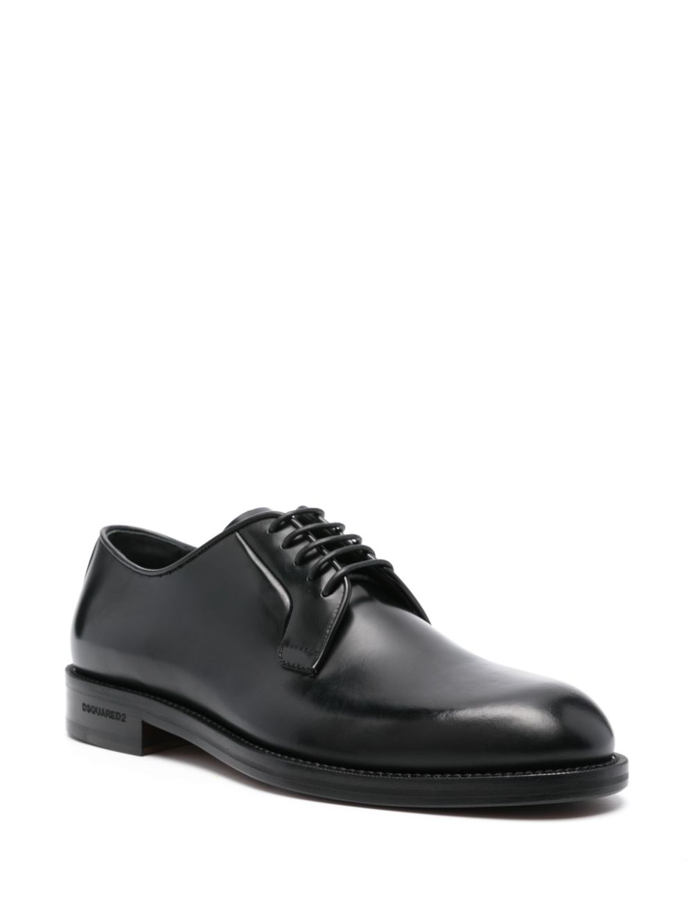 DSQUARED2 Leren Derby schoenen - Zwart