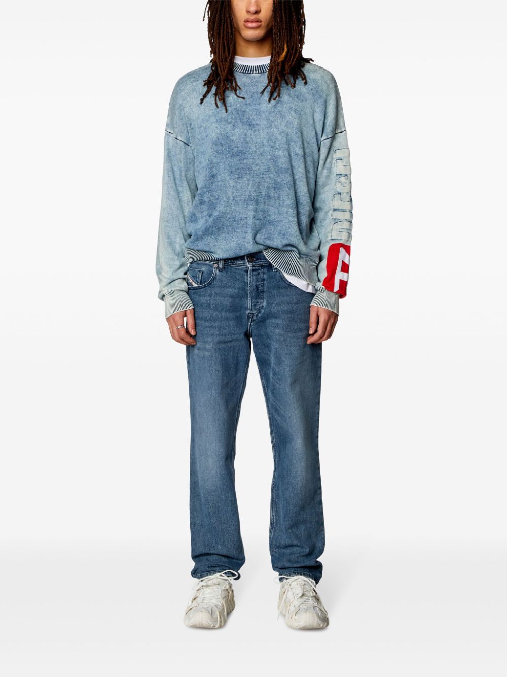 Diesel Jeans met toelopende pijpen - Blauw