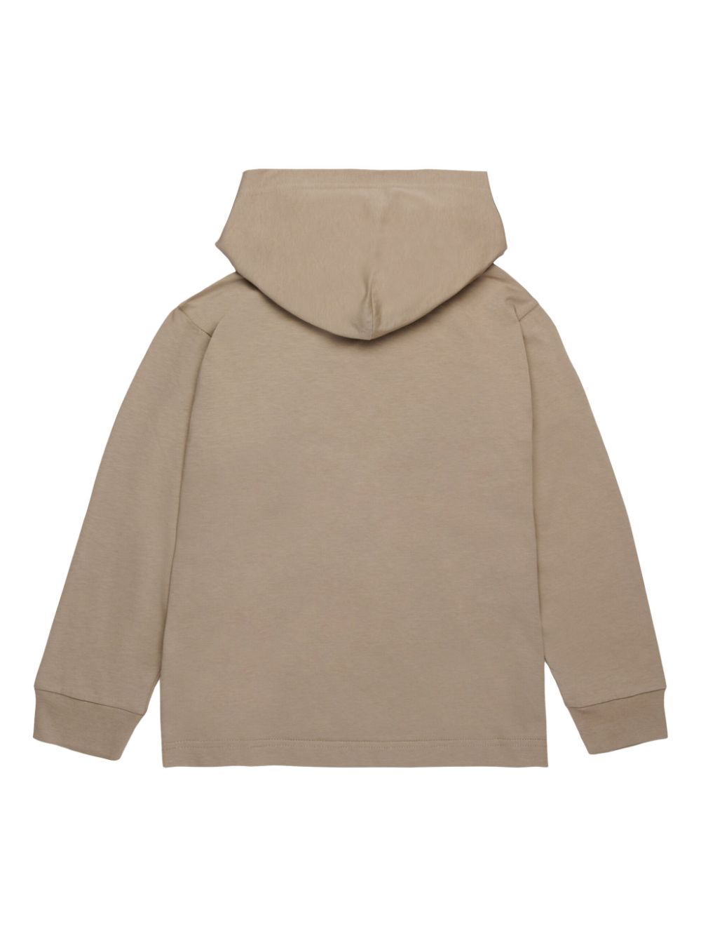 Diesel Kids Hoodie met logo-applicatie - Beige