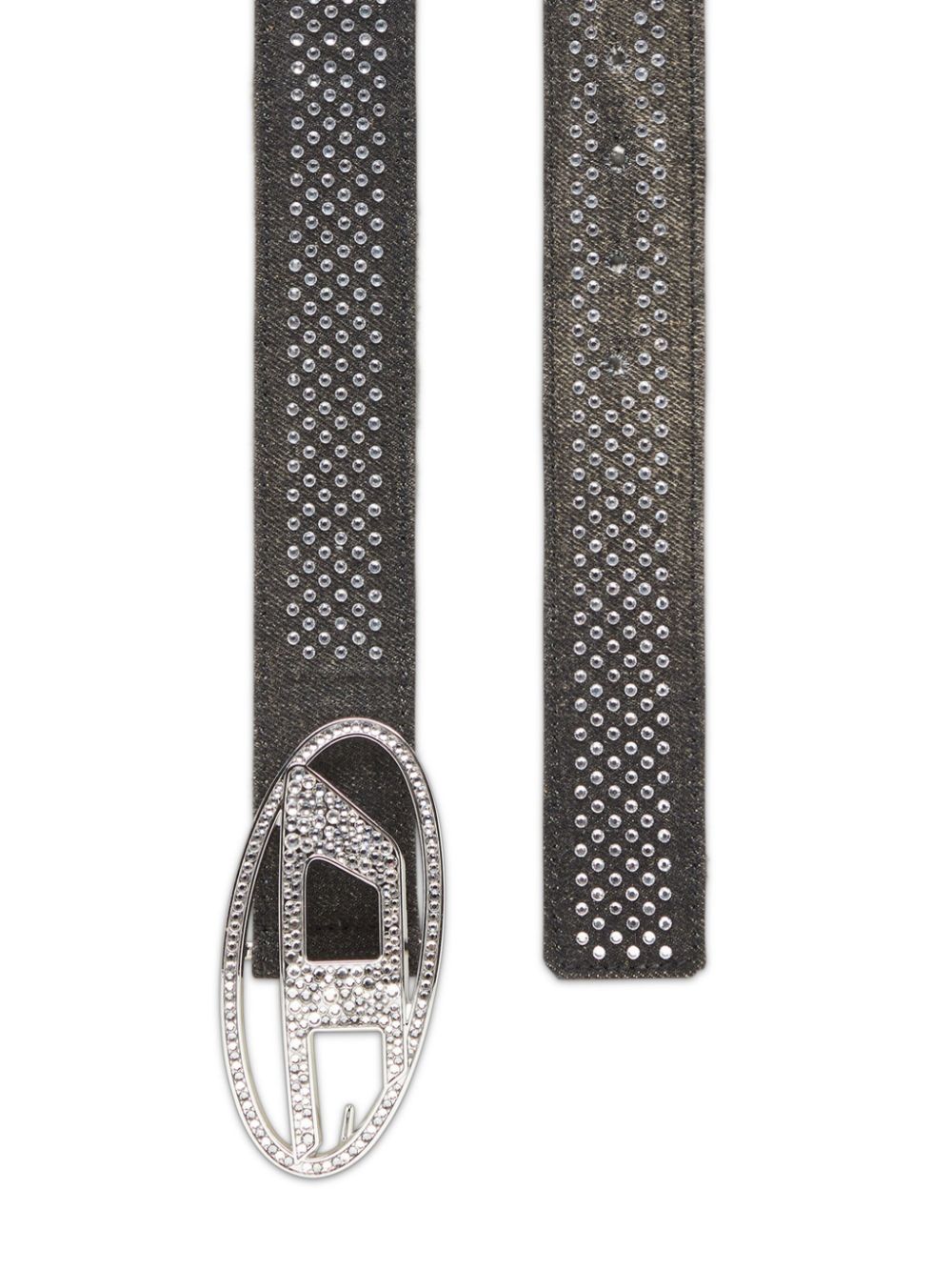 Diesel Riem met studs - Zwart