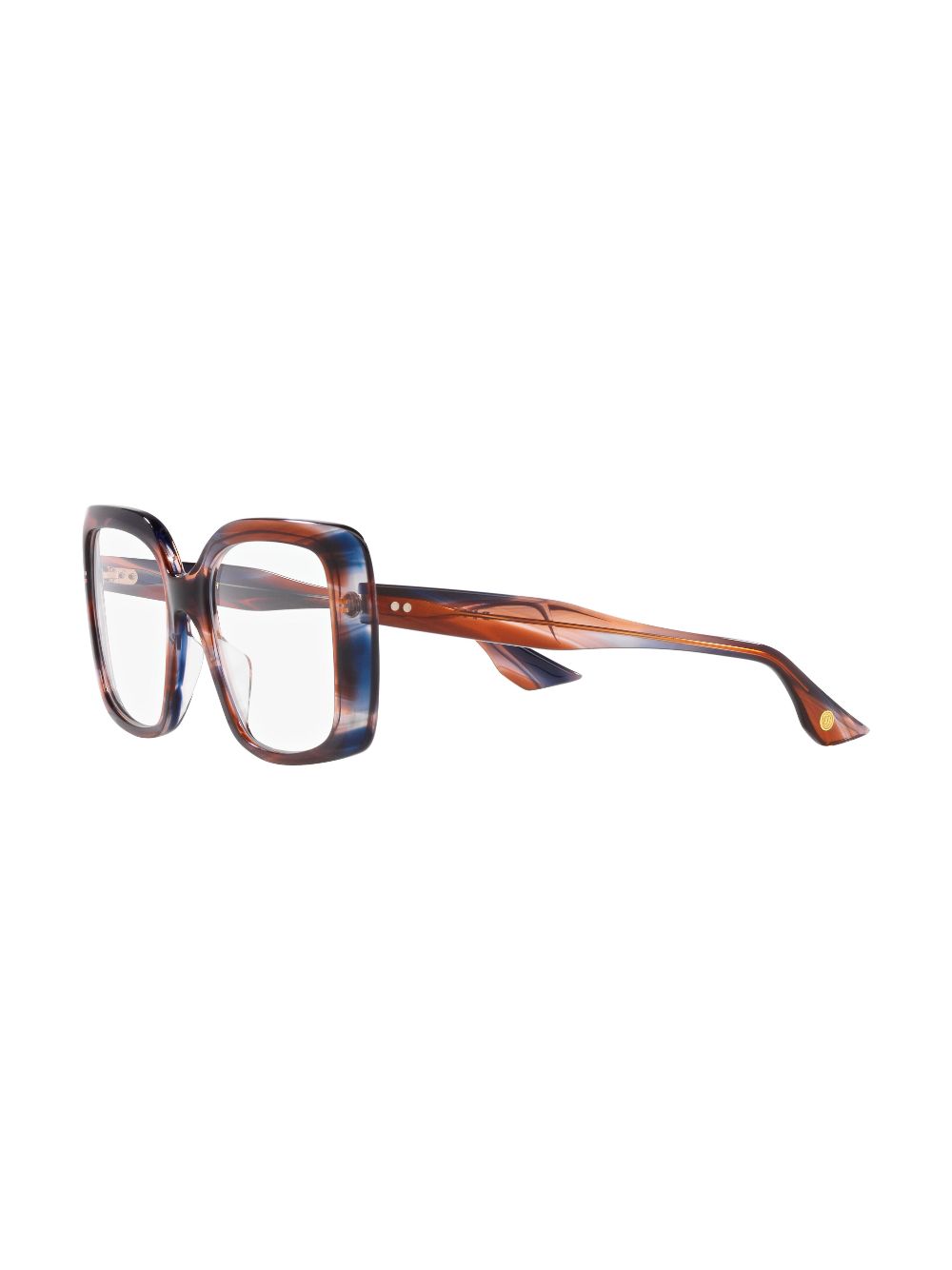 Dita Eyewear Adabrah bril met vierkant montuur - Bruin