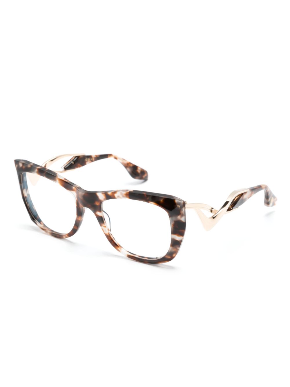 Dita Eyewear Bril met cat-eye montuur - Bruin