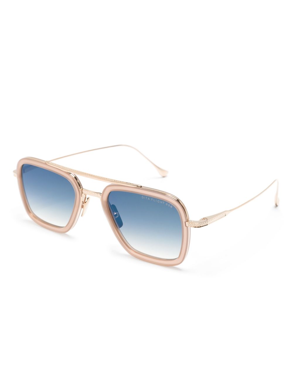 Dita Eyewear Flight 006 zonnebril met piloten montuur - Goud