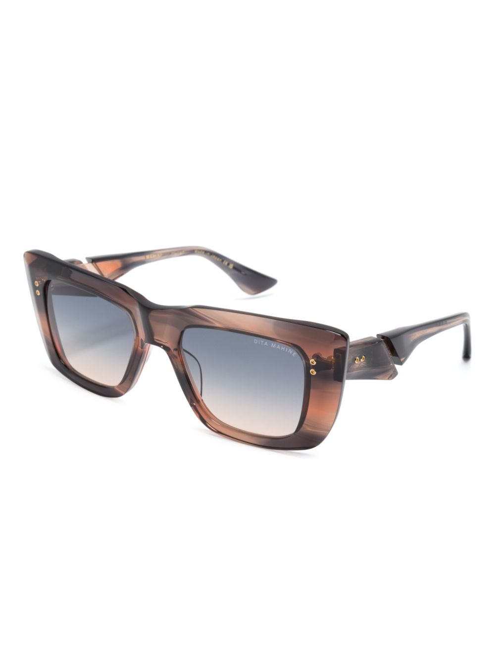 Dita Eyewear Mahine zonnebril met oversized montuur - Roze