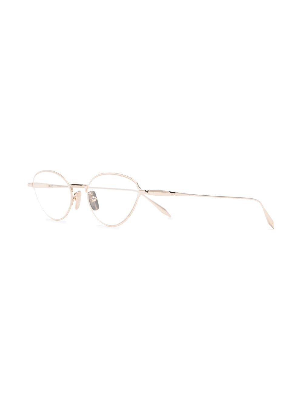 Dita Eyewear Sincetta bril met cat-eye montuur - Goud