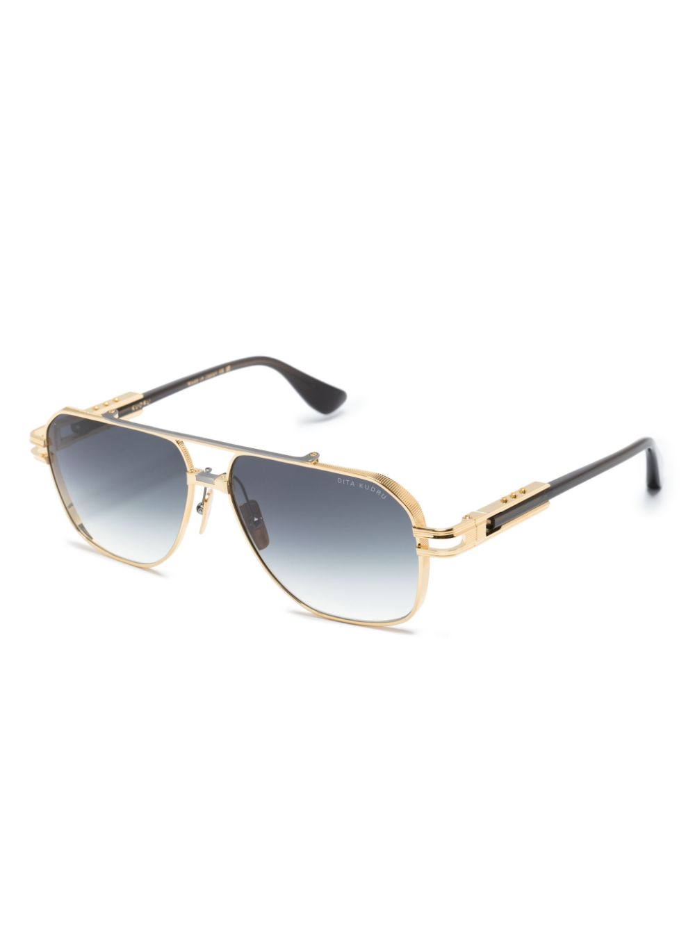 Dita Eyewear Zonnebril met piloten montuur - Goud