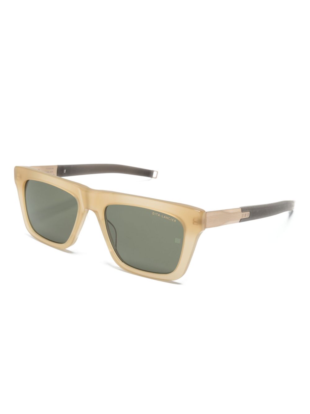 Dita Eyewear Zonnebril met vierkant montuur - Beige